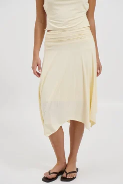 Adeline Midi Skirt Butter