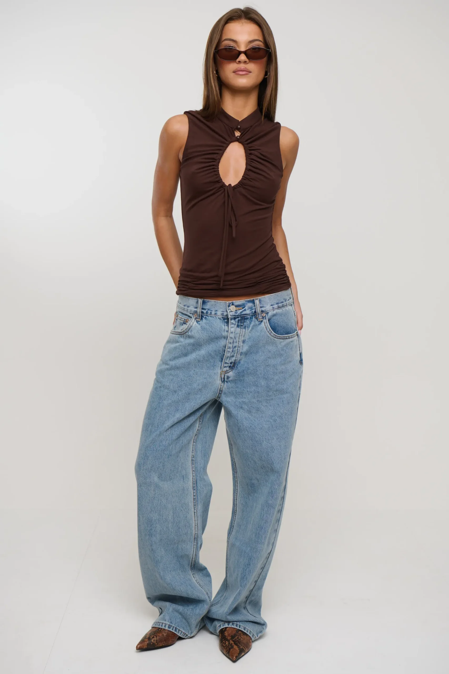 Alisha Top Chocolate