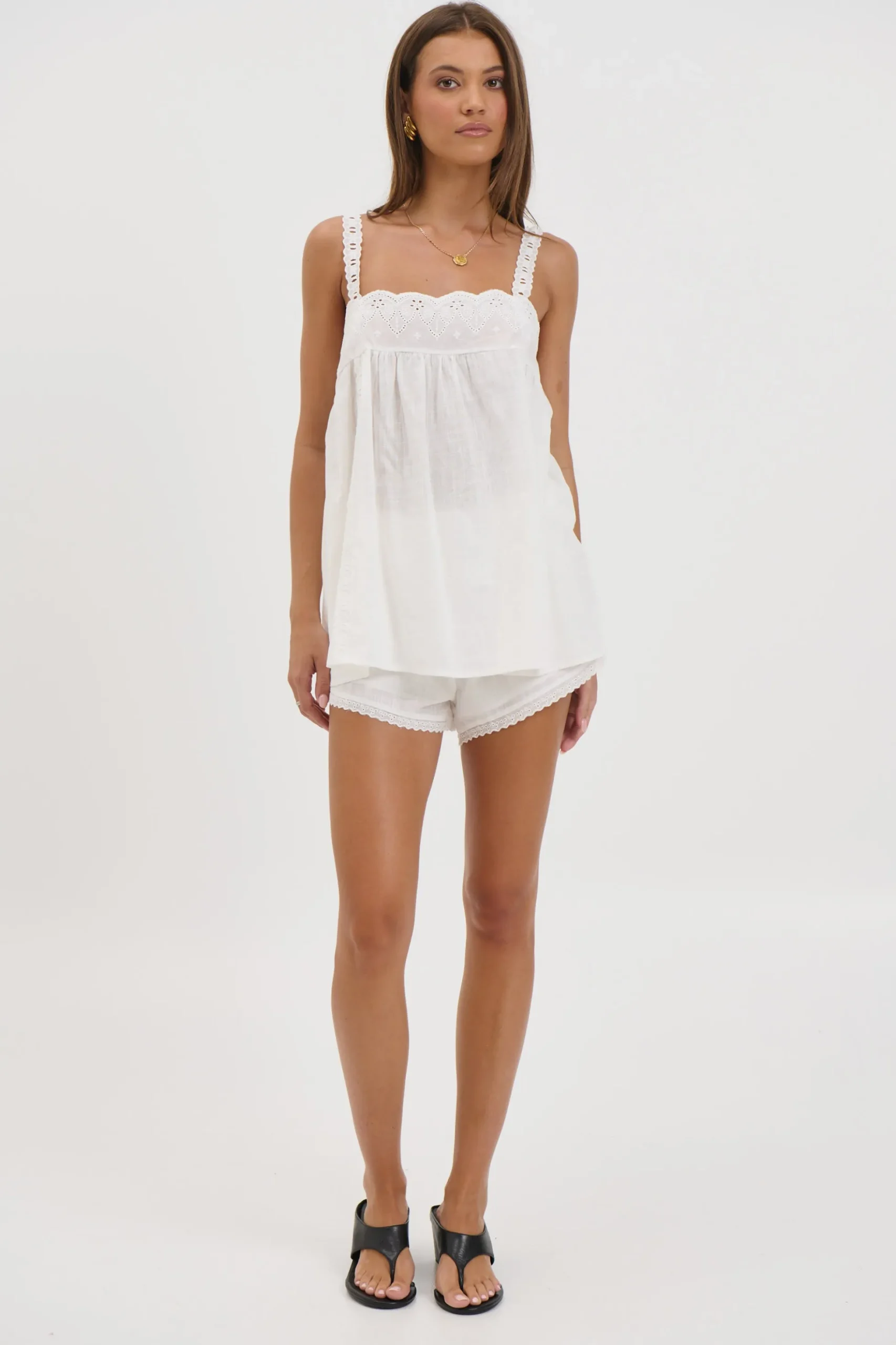 Alora Lace Set White