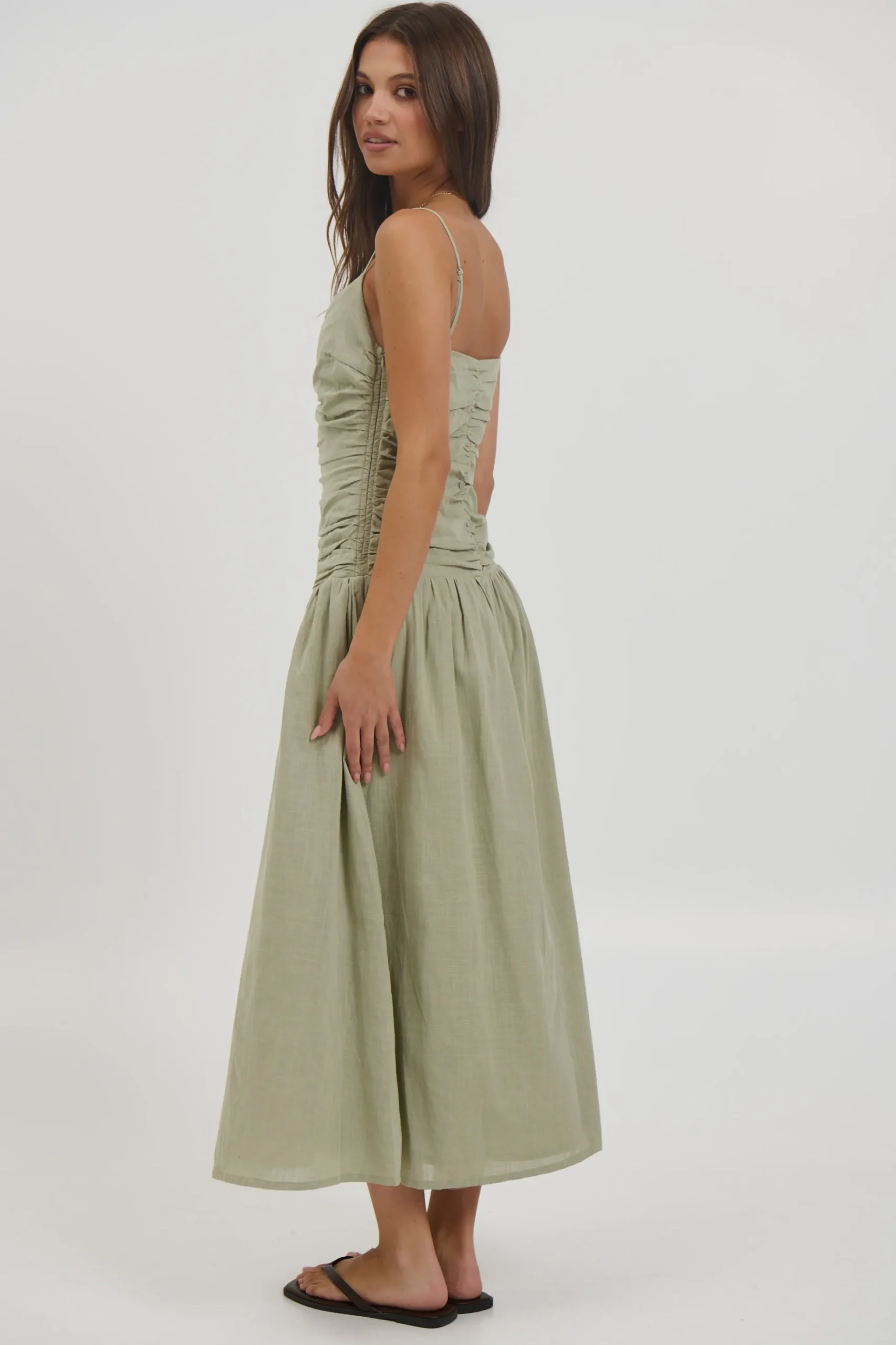Amity Midi Dress Sage