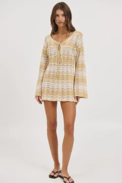 Aria Mini Dress Sand