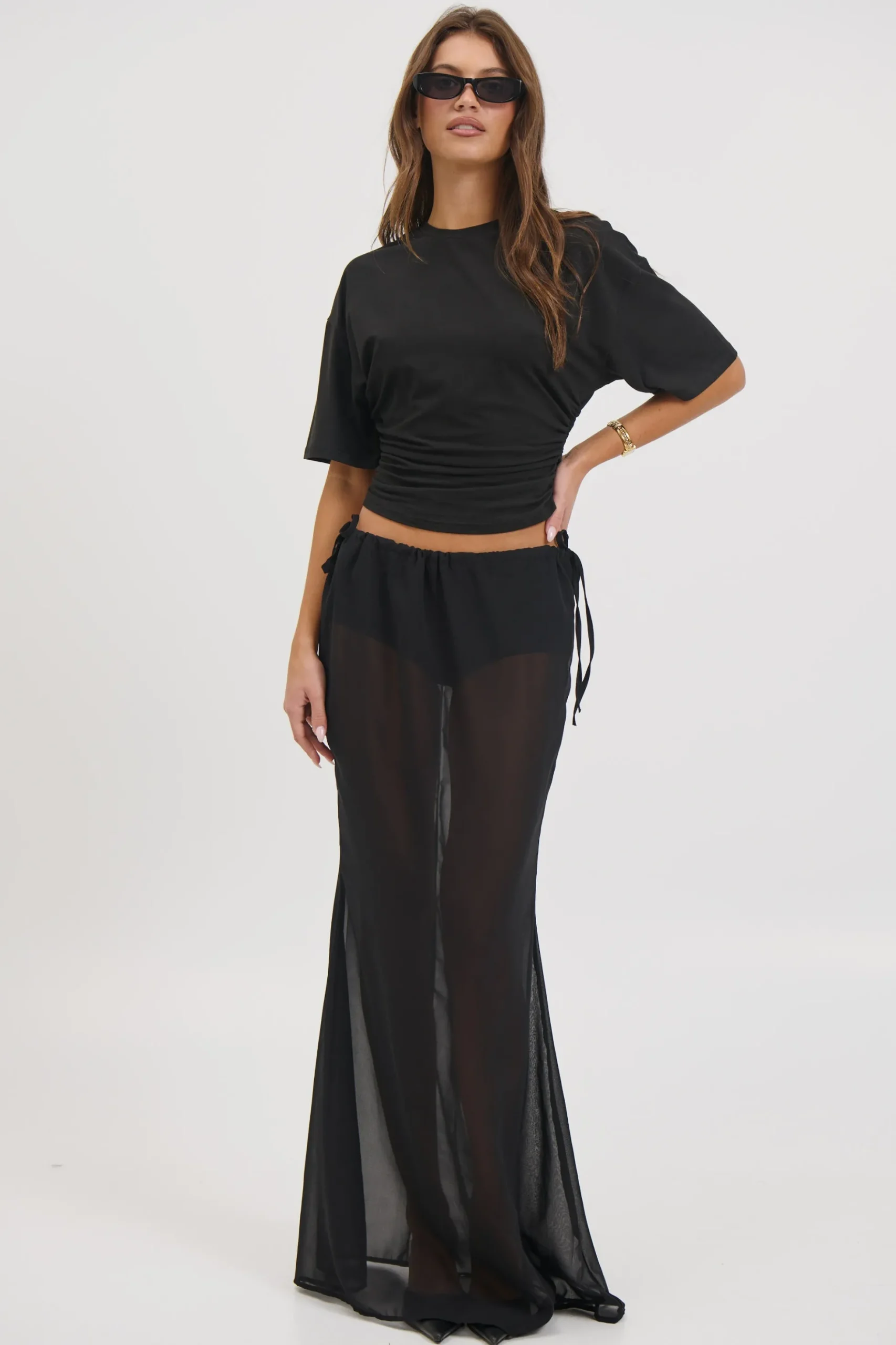 Arianne Maxi Skirt Ink