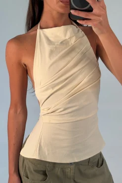 Aries Halter Ivory