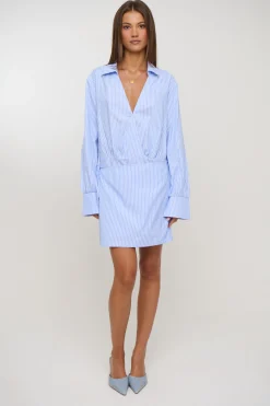 August Shirt Dress Blue
