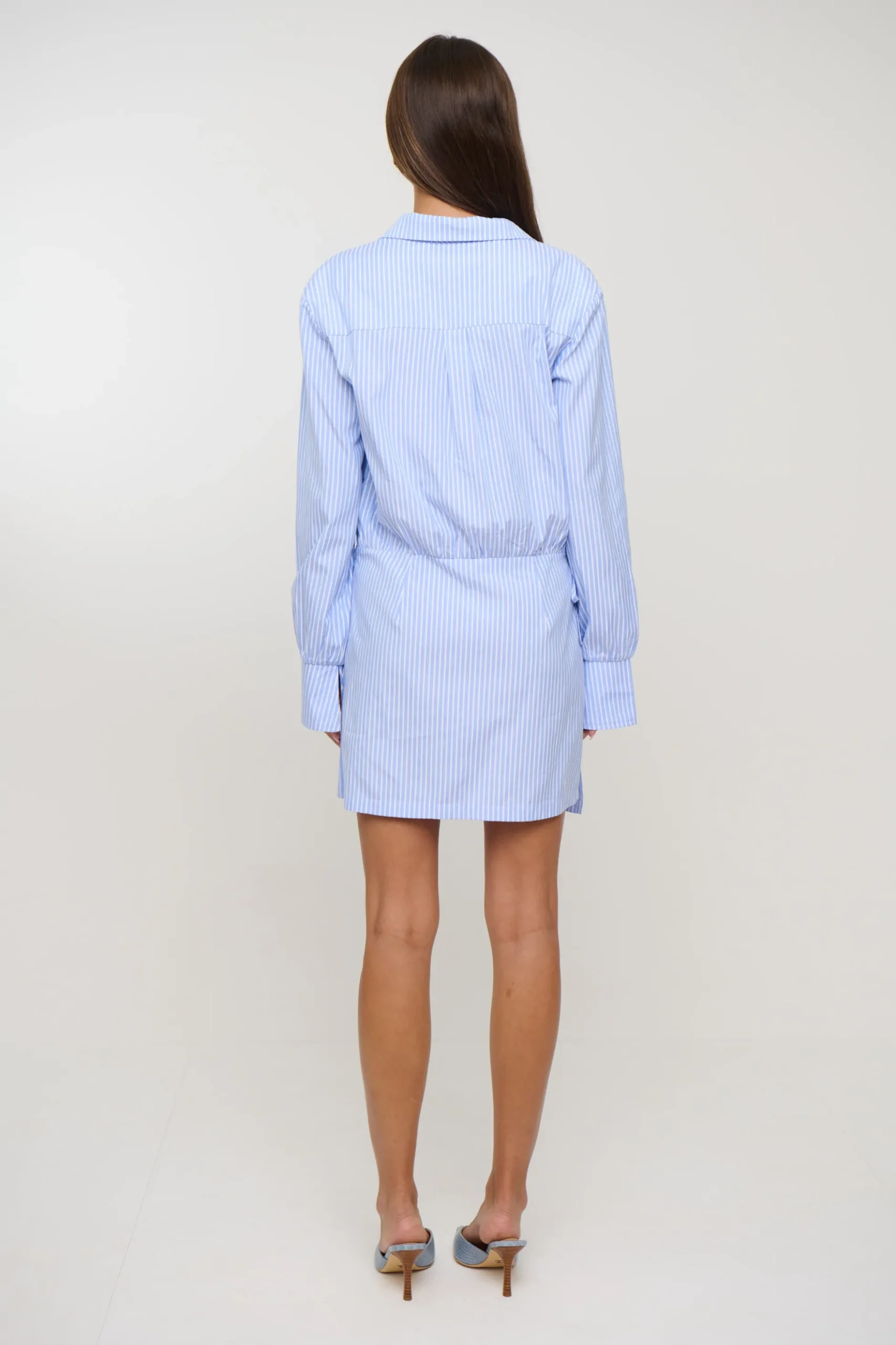 August Shirt Dress Blue