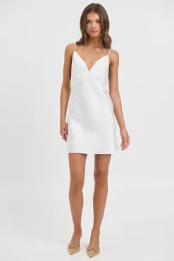 Belly Mini Dress White