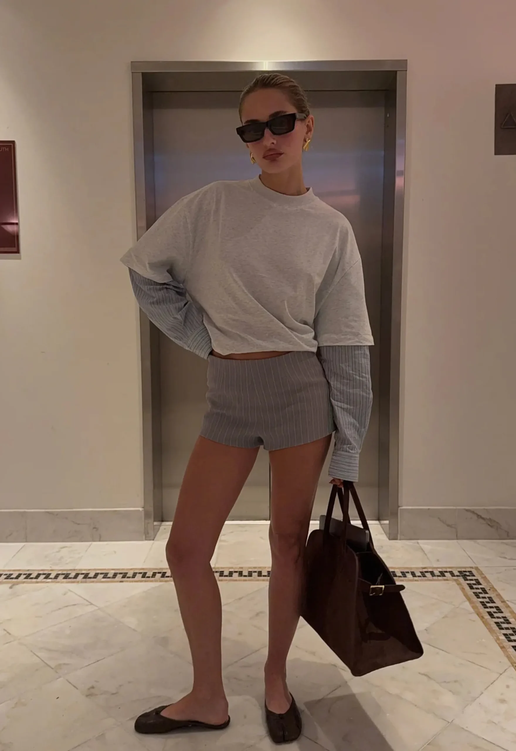 Bottega Shirt Grey