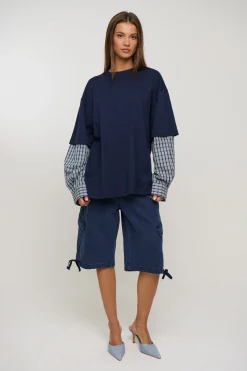 Bottega Shirt Navy
