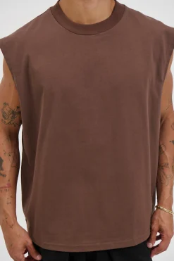Callin Crop Tank Choc