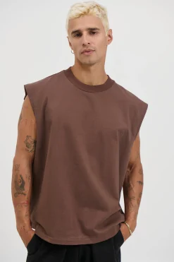 Callin Crop Tank Choc