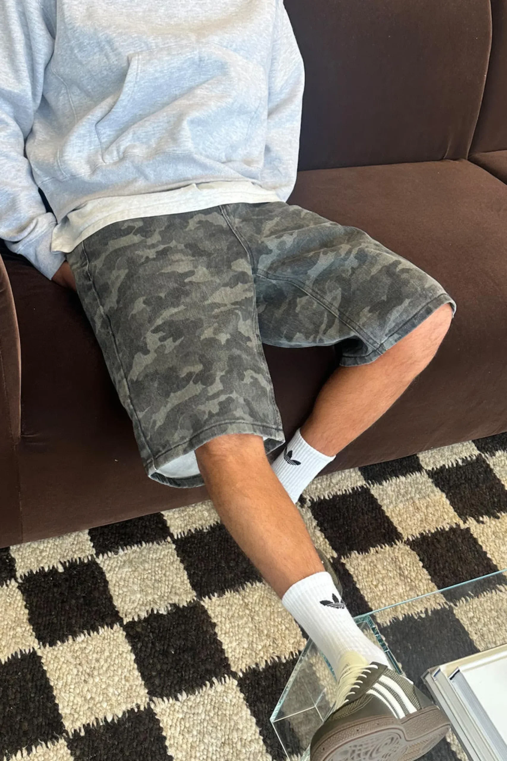 Camo Baggy Short Khaki