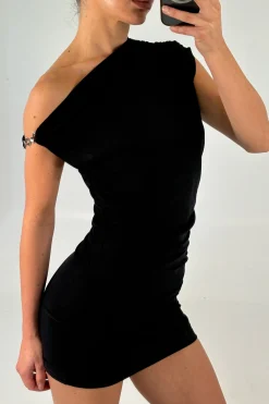 Caroline Mini Dress Black