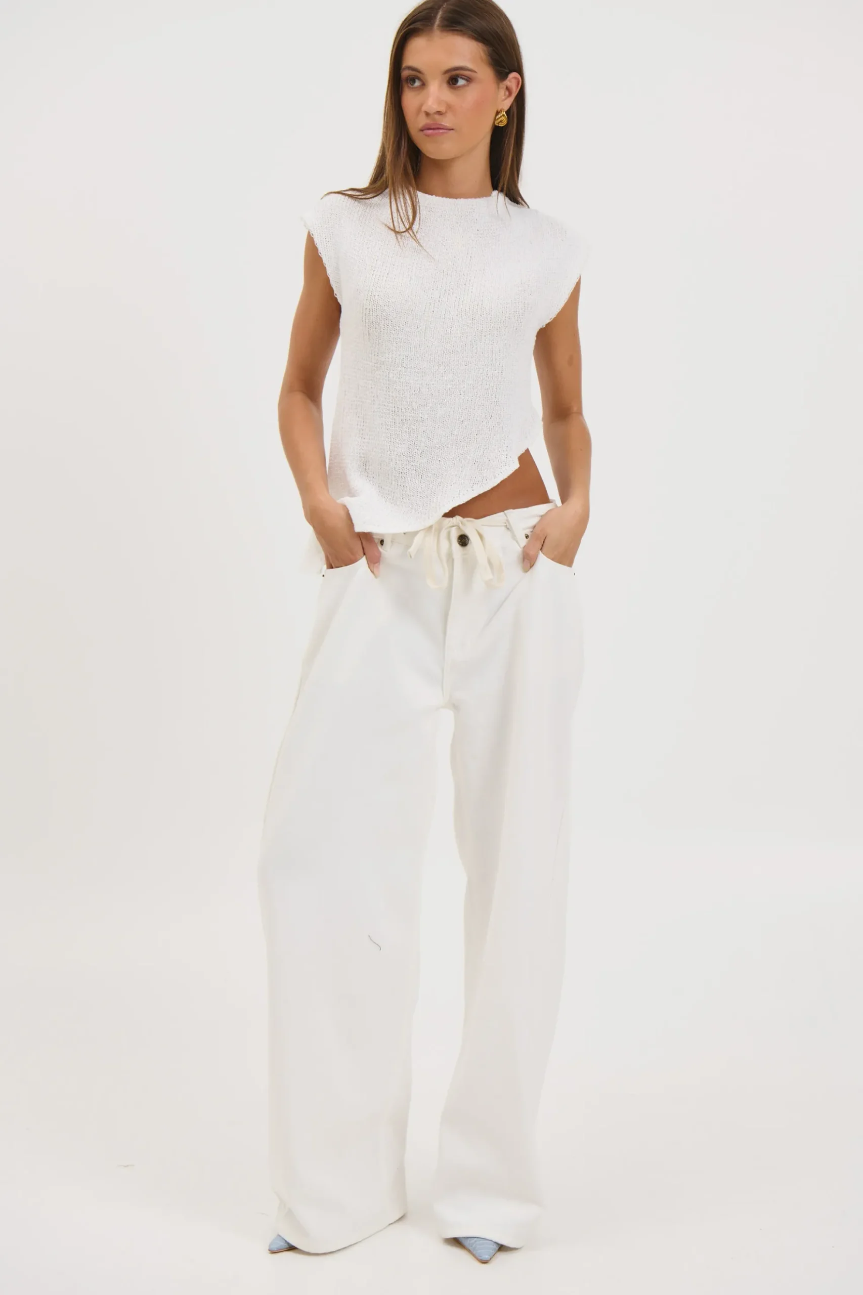 Cassie Top White