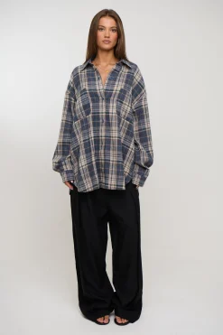 Clarity Shirt Ash Plaid