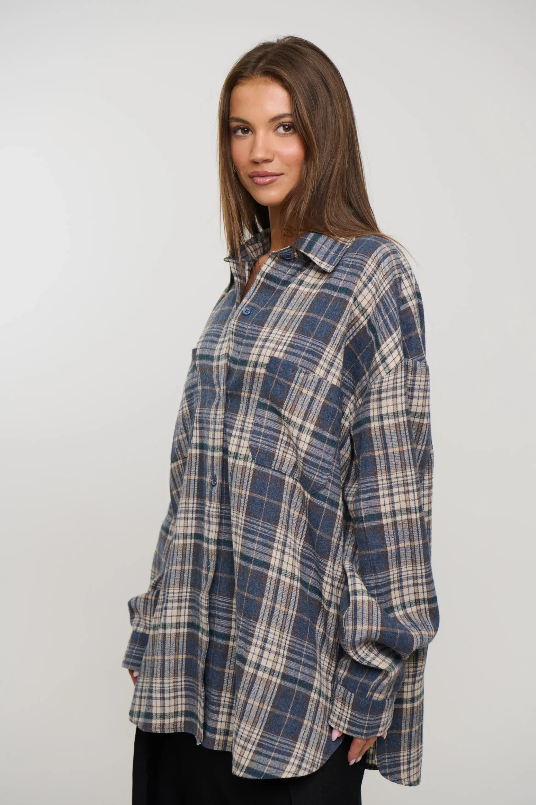 Clarity Shirt Ash Plaid