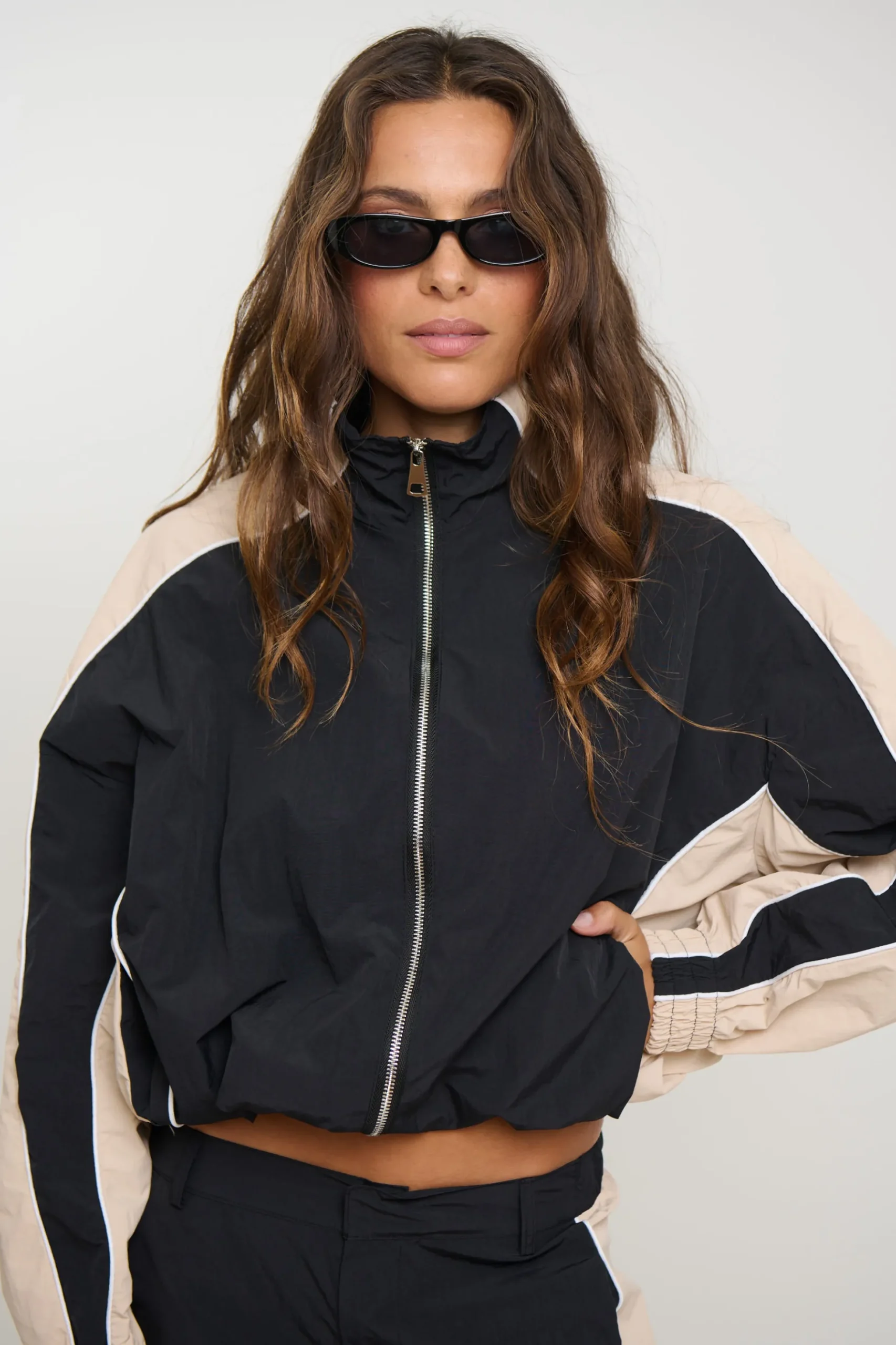 Cleo Windbreaker Black