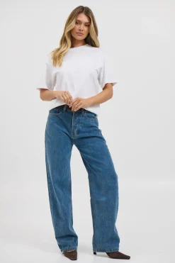 Dania Jean Mid Blue
