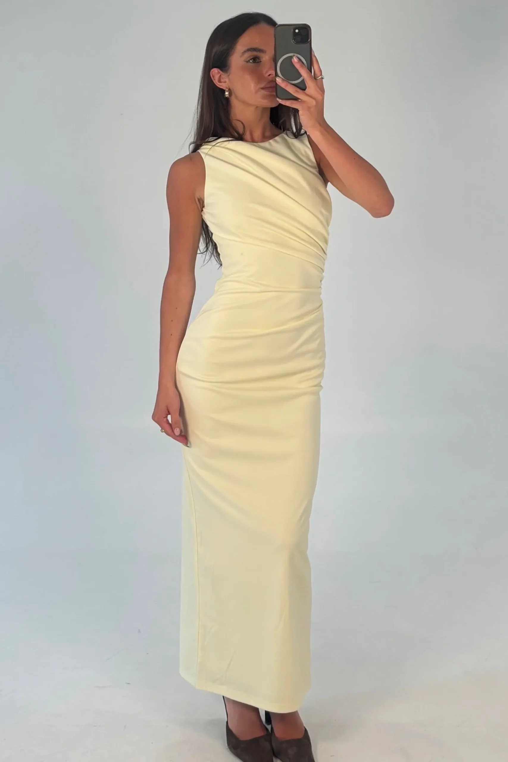 Daphne Midi Dress Butter