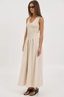 Destiny Maxi Dress Oat