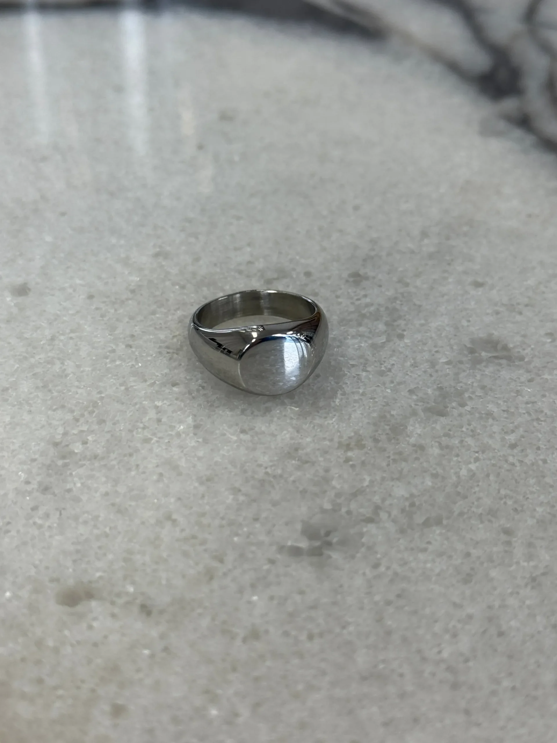 Dome Signet Ring Silver