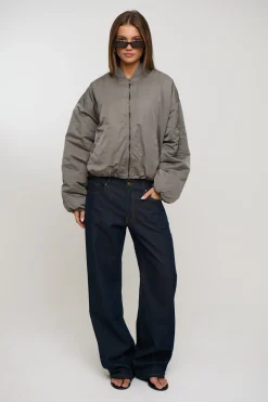 Dua Bomber Jacket Grey