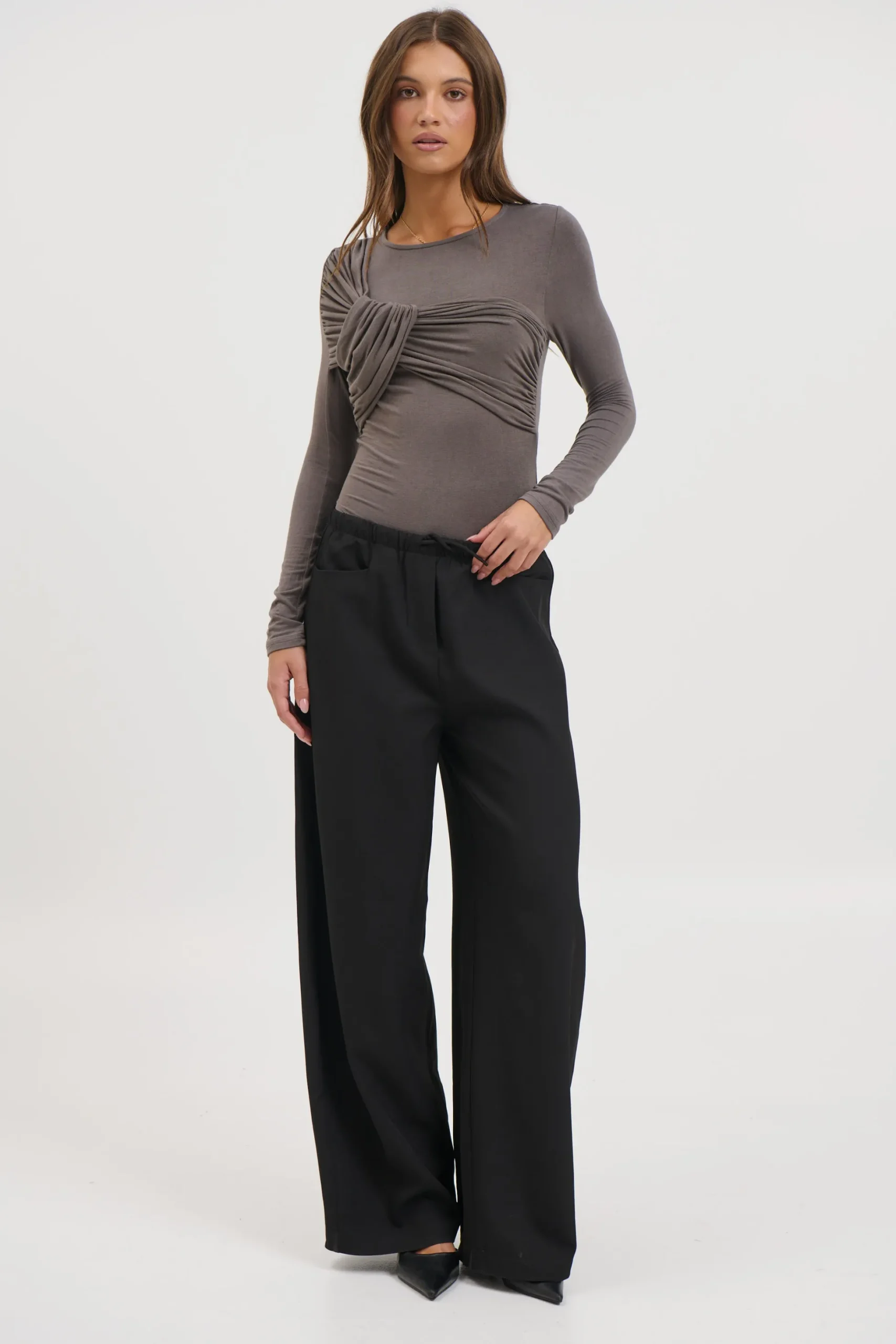 Edie Bodysuit Smoke