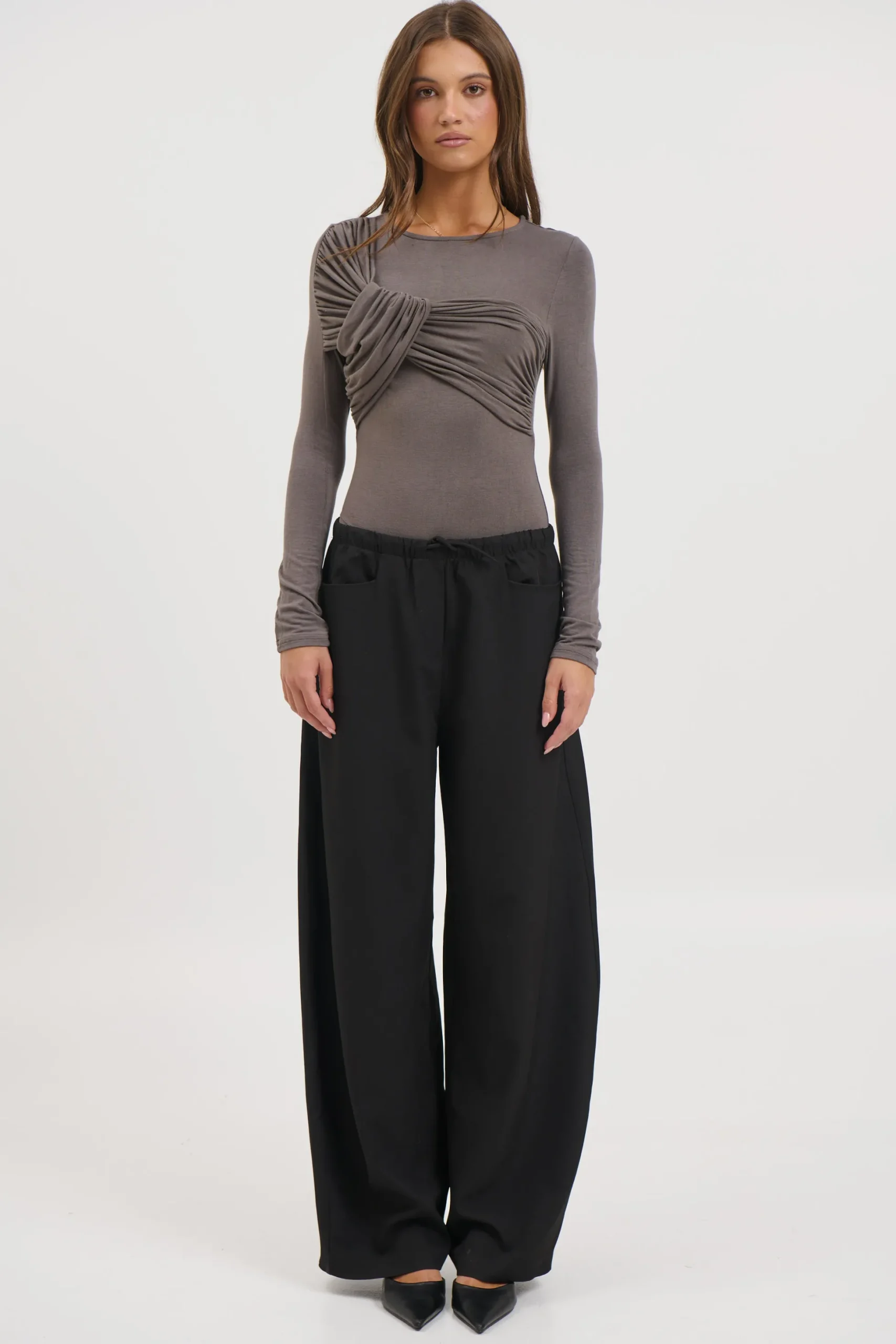 Edie Bodysuit Smoke