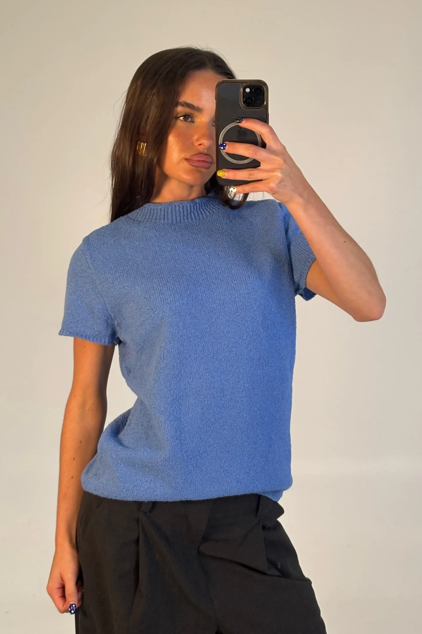 Effy Top Cobalt