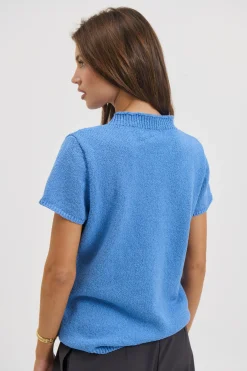 Effy Top Cobalt