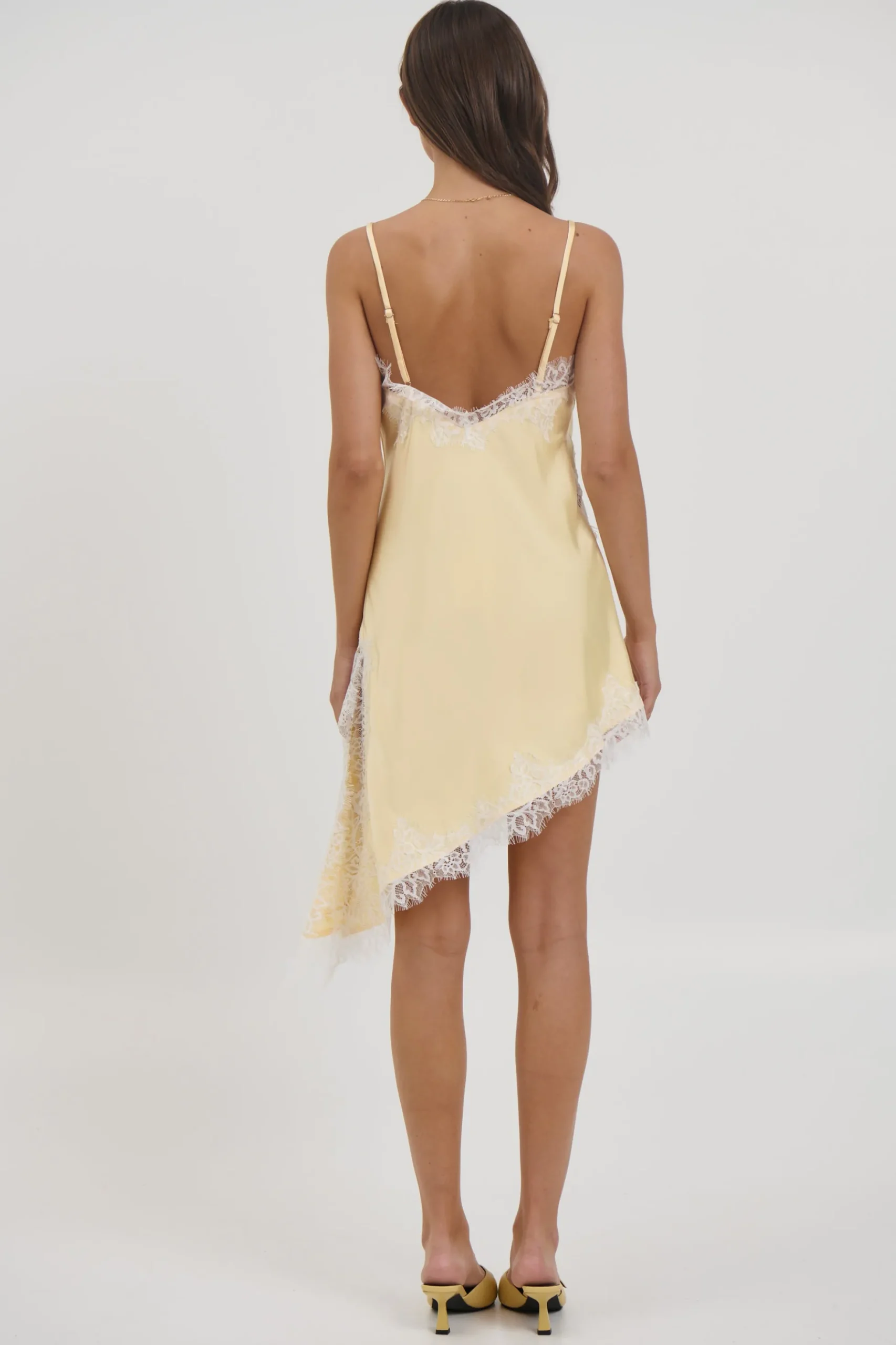 Electra Lace Dress Lemon