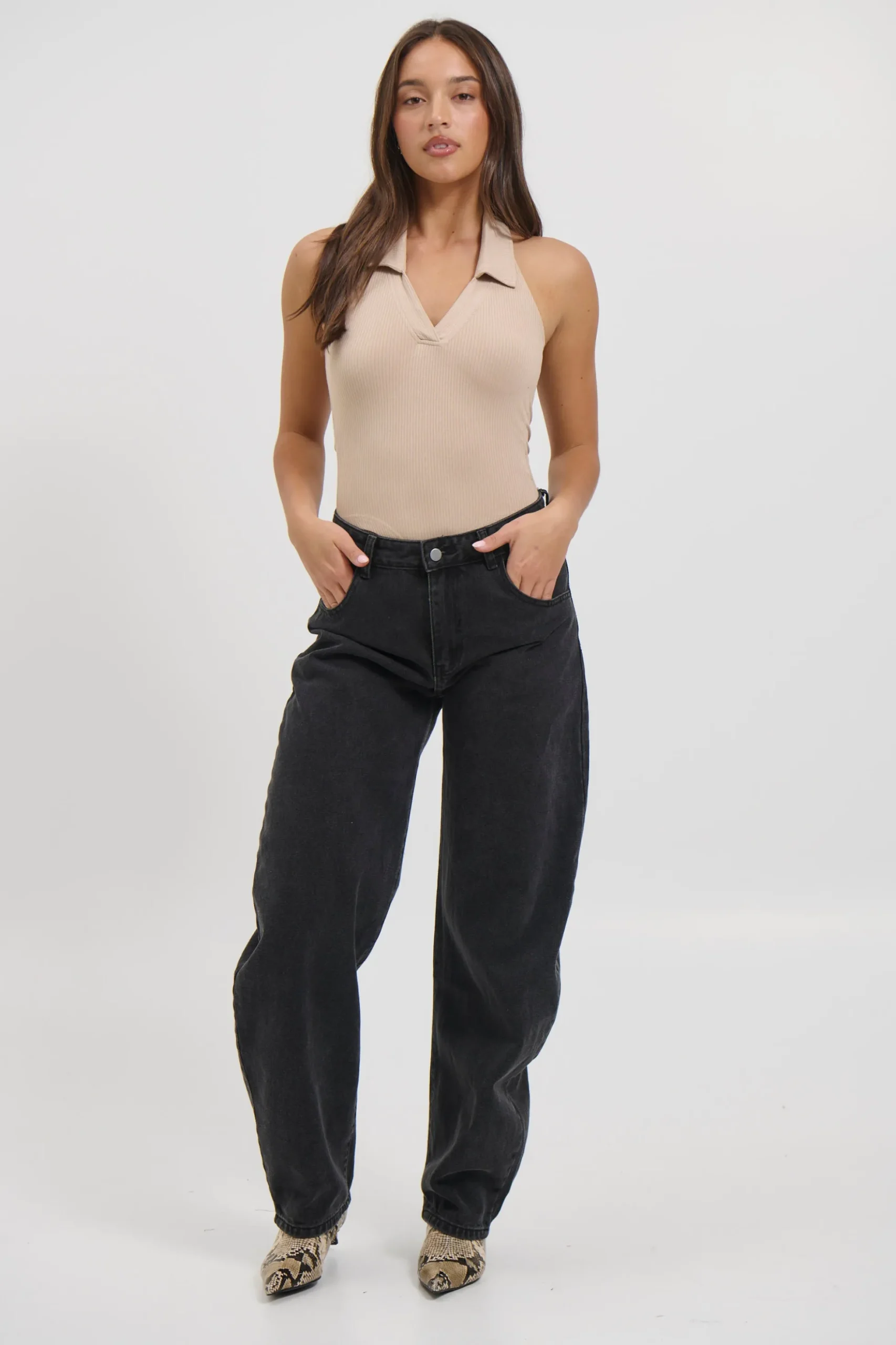 Elio Bodysuit Beige