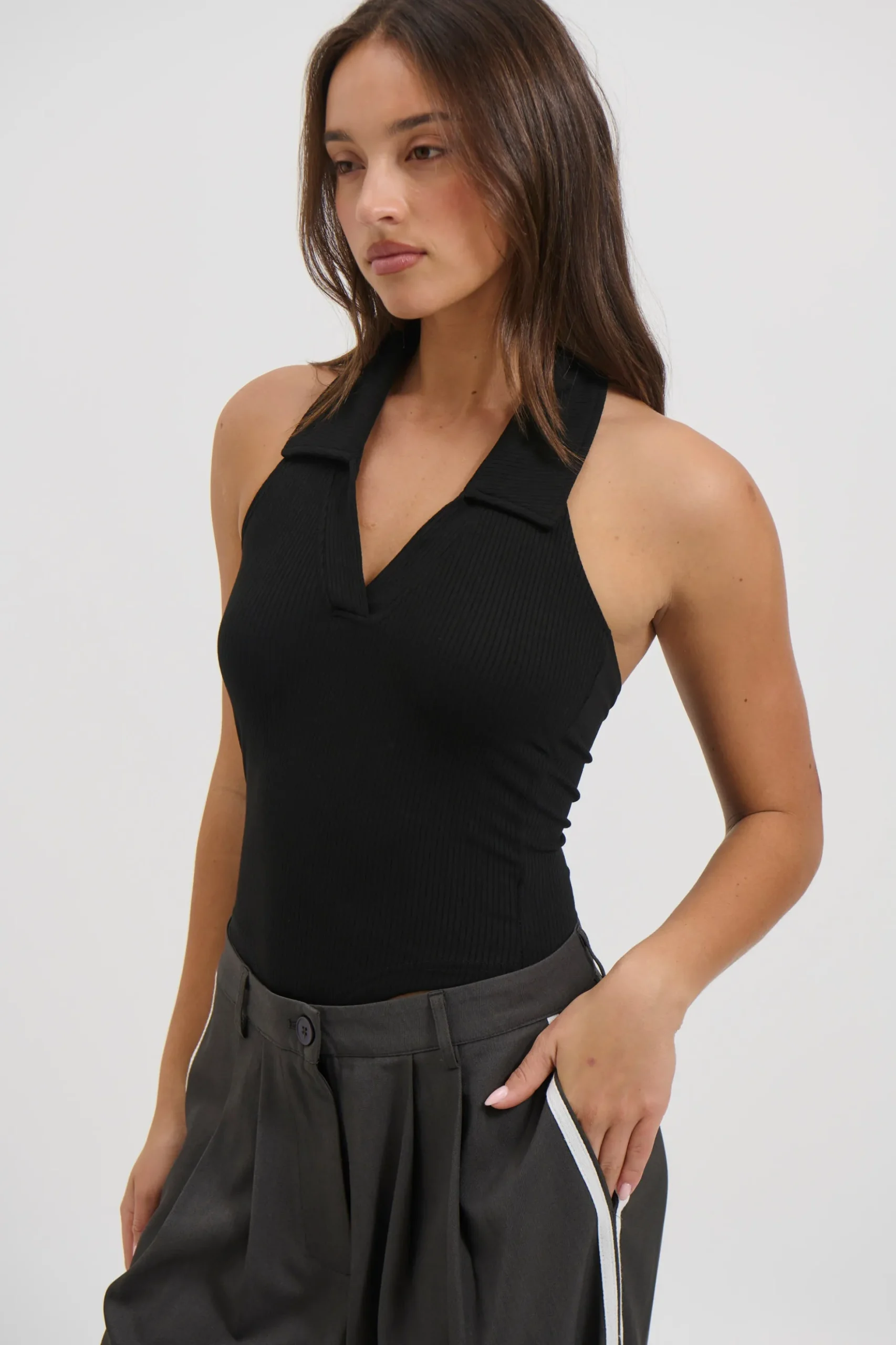 Elio Bodysuit Black