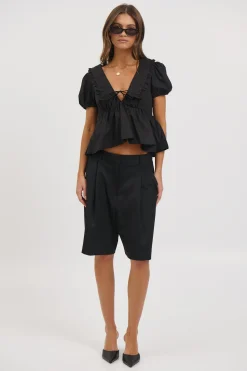 Elouise Shirt Black