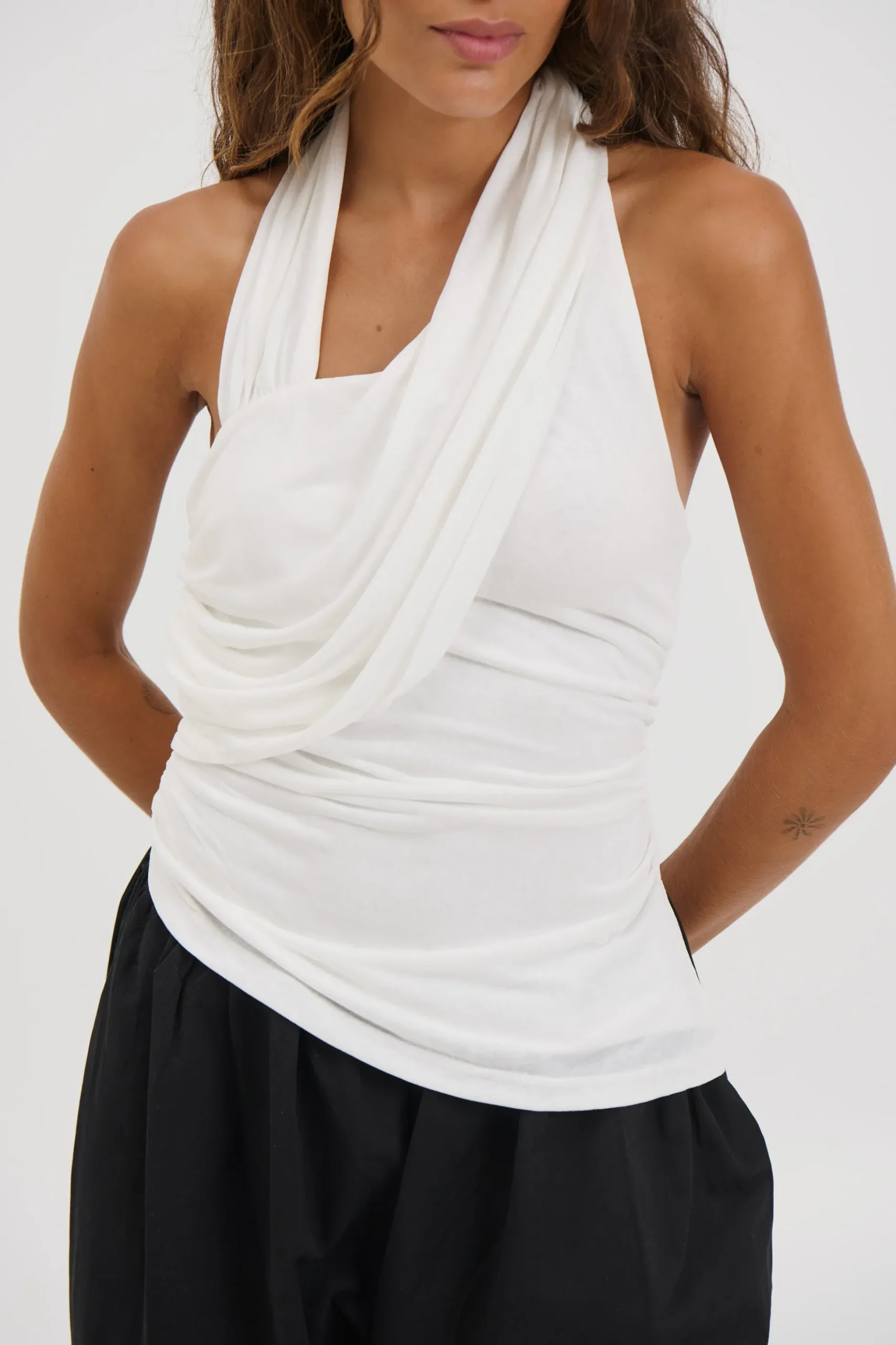 Elvy Top Chalk