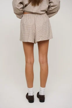 Emina Check Short Beige
