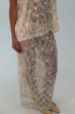 Fern Skirt Gold