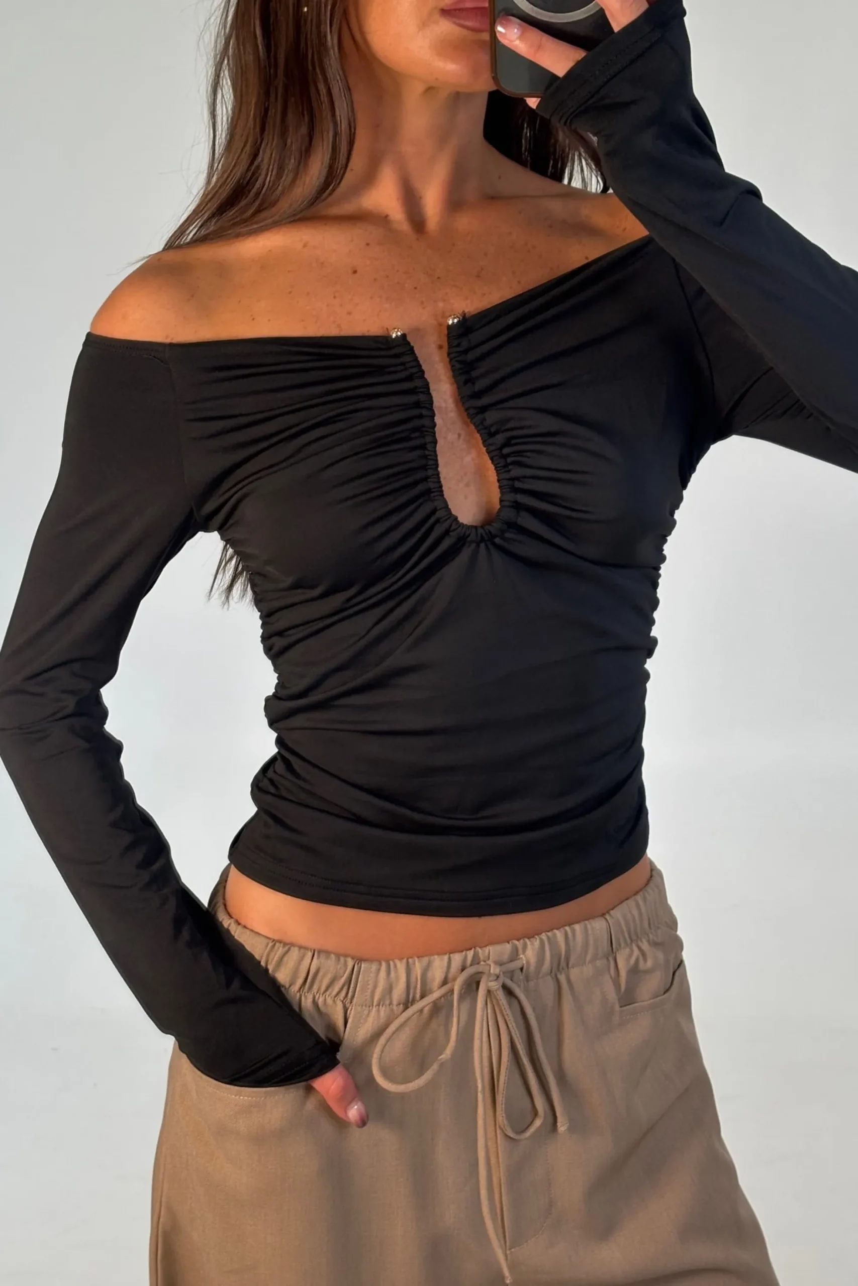 Gisella Top Black