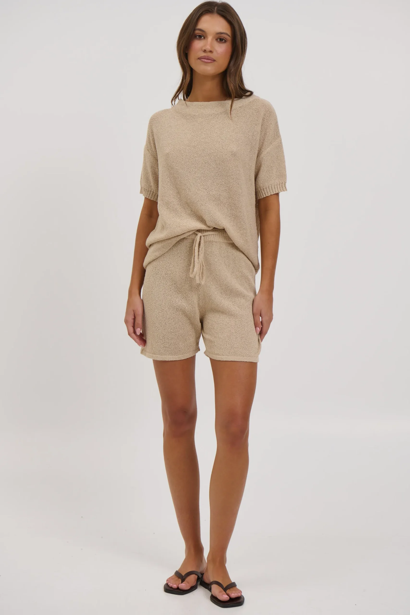 Golda Knit Set Sand