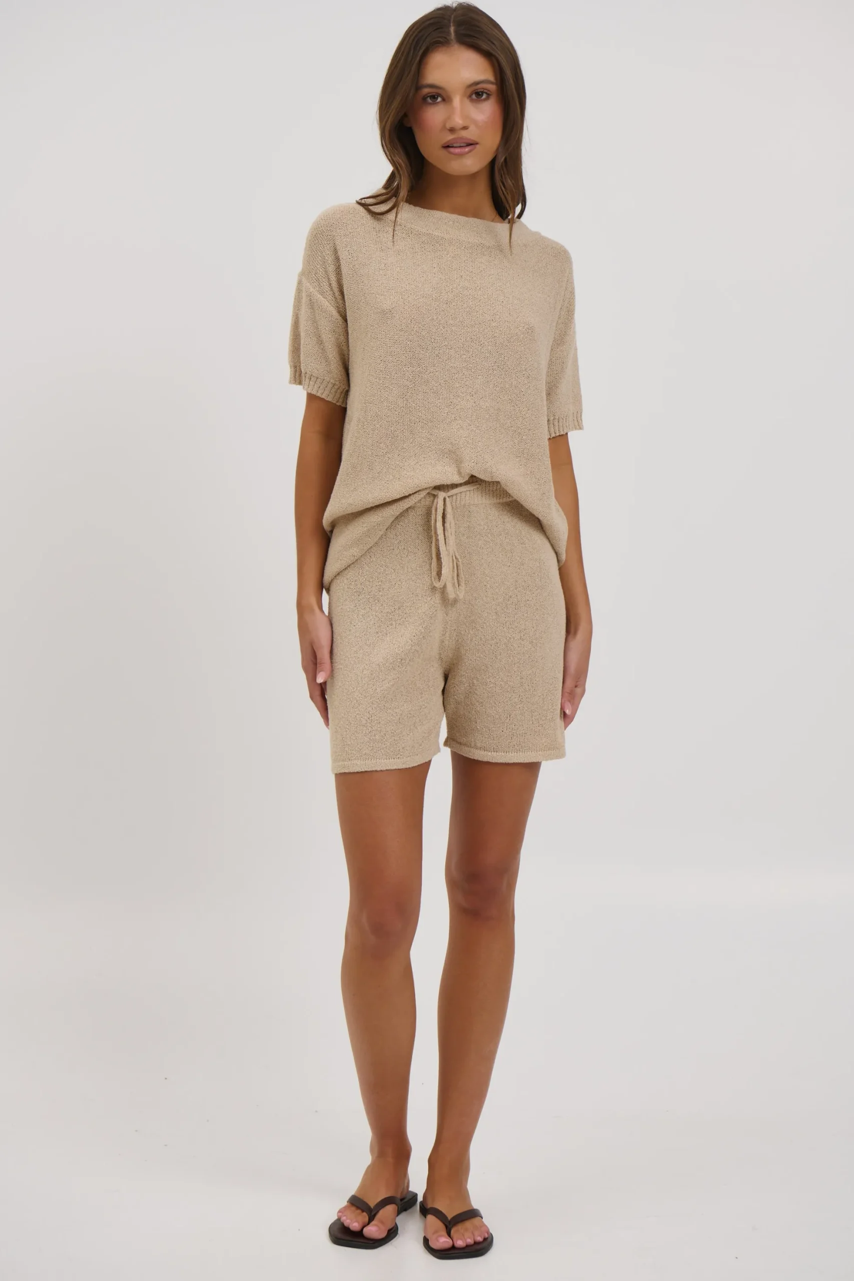 Golda Knit Set Sand