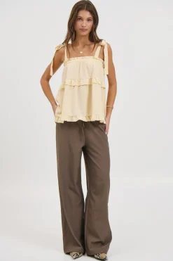 Hailey Top Lemon