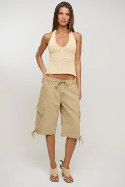 Halo Halter Top Butter