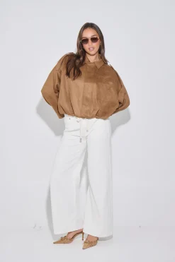 Harmony Suede Jacket Brown