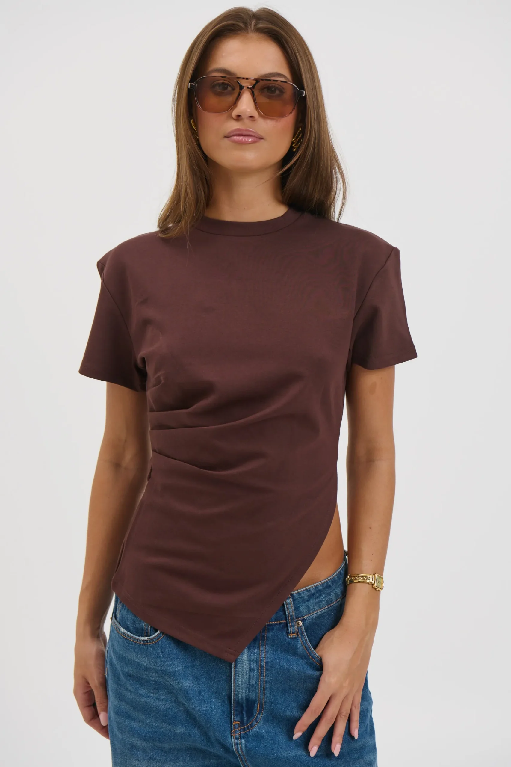 Hilary Top Dark Cacao