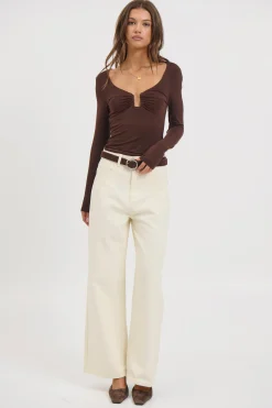 Ida Long Sleeve Chocolate
