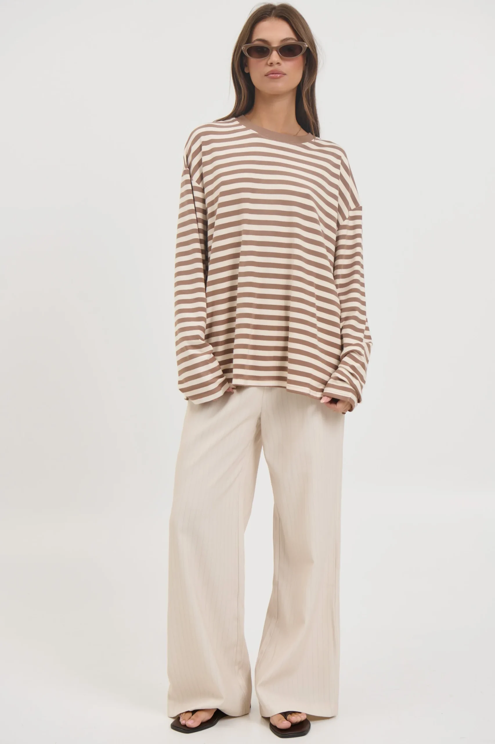 Jaida Long Sleeve Chocolate