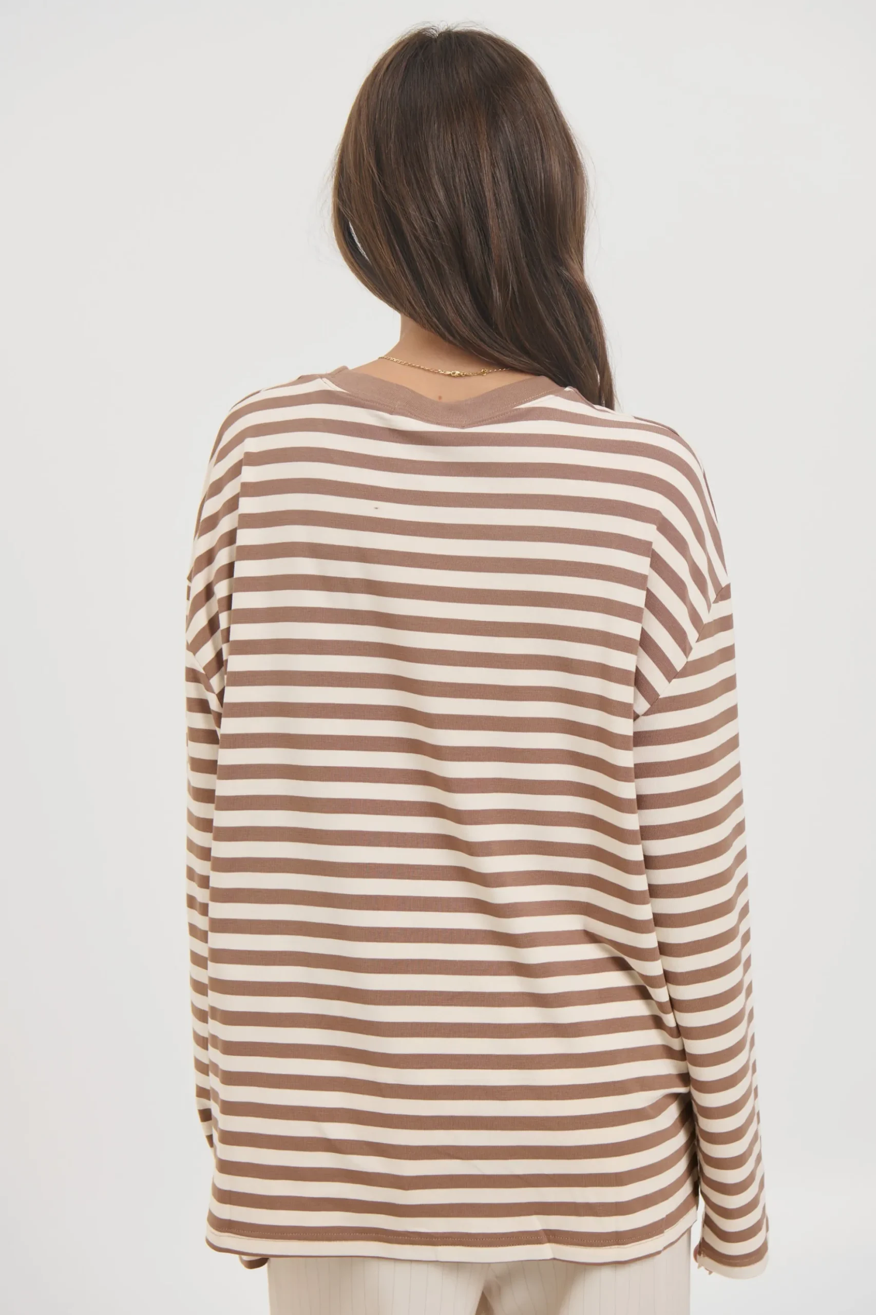 Jaida Long Sleeve Chocolate