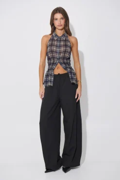Jaylan Sleeveless Shirt Dark Grey
