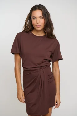 Jodie Mini Dress Chocolate