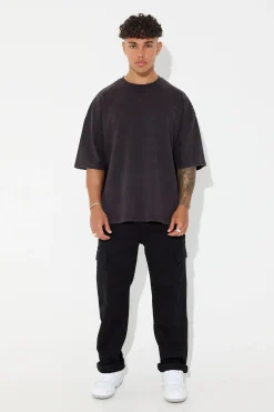 Jordan Crop Tee Acid Black