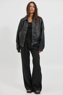 Jorja Bomber Jacket Vintage Black